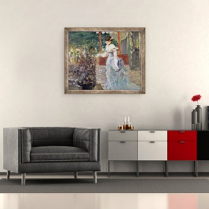 Tablou inramat - Edouard Manet - Concert cafenea, 50 x 60 cm - Img 2