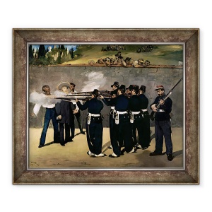 Tablou inramat - Edouard Manet - Executarea imparatului Maximilian, 70 x 85 cm