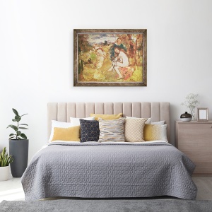 Tablou inramat - Edouard Manet - Studiu pentru Nimfa surprinsa, 60 x 80 cm - Img 3