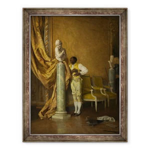 Tablou inramat - Eduardo Zamacois y Zabala - Dragoste platonica, 70 x 90 cm