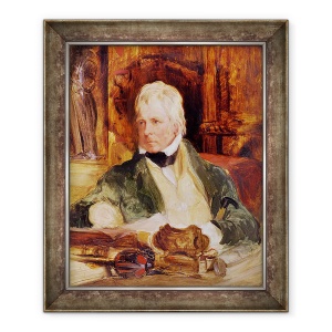 Tablou inramat - Edwin Landseer - Portret De Sir Walter Scott, 70 x 85 cm
