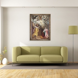 Tablou inramat - El Greco - Buna Vestire II, 60 x 80 cm - Img 2
