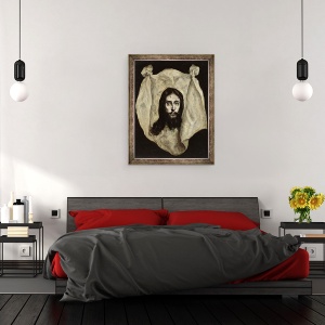 Tablou inramat - El Greco - Fata lui Hristos, 60 x 80 cm - Img 3