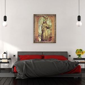 Tablou inramat - El Greco - Saint Bernard of Clairvaux, 60 x 80 cm - Img 3