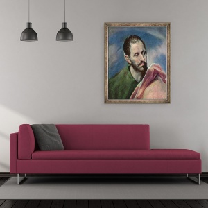 Tablou inramat - El Greco - Sfantul Iacob cel Mai putin, 50 x 60 cm - Img 2