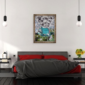 Tablou inramat - Ellen Golla - Cafea de dimineata, 60 x 80 cm - Img 3