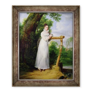 Tablou inramat - Emile Jean Horace Vernet - Doamna Philippe Lenoir 1792-1874 1814, 50 x 60 cm