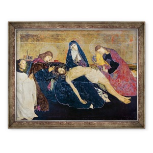 Tablou inramat - Enguerrand Quarton - Avignon Pieta, 70 x 90 cm
