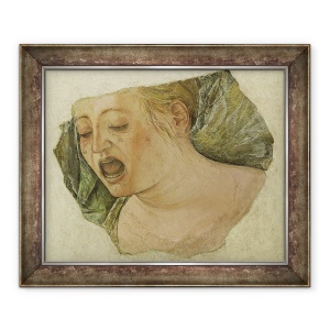 Tablou inramat - Ercole de Roberti - seful Mariei Magdalena Plangand, 70 x 85 cm