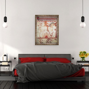 Tablou inramat - Etruscan - Ambuscada printului troian Troilus de Ahile, 60 x 80 cm - Img 3
