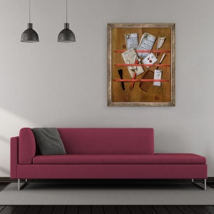 Tablou inramat - Evert Collier - Trompe loeil, 50 x 60 cm - Img 2