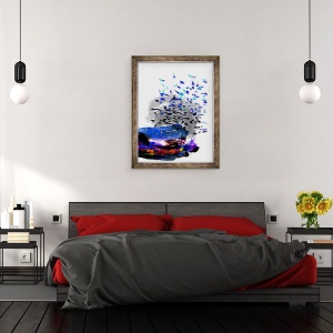 Tablou inramat - Ewelina Skowronska - toamna, 70 x 90 cm - Img 3