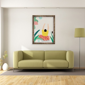 Tablou inramat - Ewelina Skowronska - yoga, 60 x 80 cm - Img 2