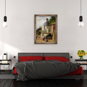 Tablou inramat - Fabius Brest - Constantinople, 70 x 90 cm - Img 3