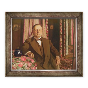 Tablou inramat - Felix Edouard Vallotton - Portret De Georg E. Haasen, 70 x 85 cm