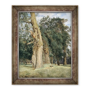 Tablou inramat - Ferdinand Georg Waldmuller - Vechi ulmi in Prater, 70 x 85 cm