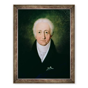 Tablou inramat - Ferdinand Jagemann - Portretul lui Johann Wolfgang von Goethe 1749-1832, 70 x 90 cm