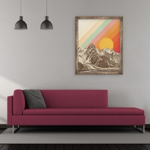 Tablou inramat - Florent Bodart - Peisaj montan 1, 50 x 60 cm - Img 2