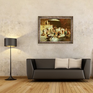 Tablou inramat - Fortuny y Carbó - Fantasia araba, 70 x 90 cm - Img 2