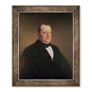 Tablou inramat - Francesco Hayez - Contele Camillo Cavour 1810-61, 70 x 85 cm