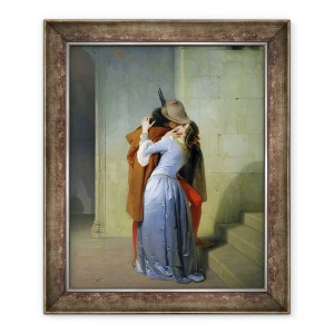 Tablou inramat - Francesco Hayez - Sarutul, 50 x 60 cm