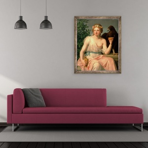Tablou inramat - Francisco Javier Ramos y Albertos - Hebe, 70 x 85 cm - Img 2