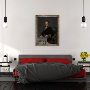Tablou inramat - Francisco Jose de Goya y Lucientes - Portrait of Don Juan Antonio Cuervo, 60 x 80 cm - Img 3
