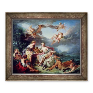 Tablou inramat - Francois Boucher - Violul Europei, 50 x 60 cm
