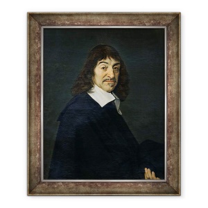 Tablou inramat - Frans Hals - Portretul lui Rene Descartes 1596-1650 c.1649, 50 x 60 cm