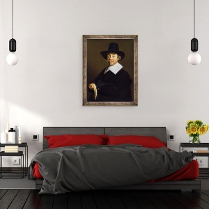 Tablou inramat - Frans Hals - Portretul unui barbat II, 60 x 80 cm - Img 3