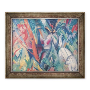 Tablou inramat - Franz Marc - in ploaie, 50 x 60 cm