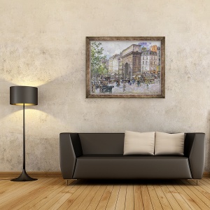 Tablou inramat - Frederic Anatole Houbron - Porte Saint-Martin, 60 x 80 cm - Img 2