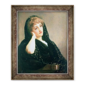 Tablou inramat - Frederic Leighton - Amintiri, 70 x 85 cm