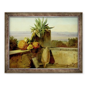 Tablou inramat - Friedrich Nerly - Balcon roman, 70 x 90 cm