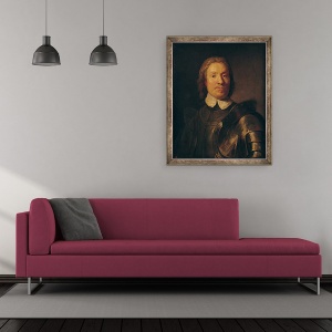 Tablou inramat - Gaspar de Crayer - Oliver Cromwell 1599-1658, 50 x 60 cm - Img 2