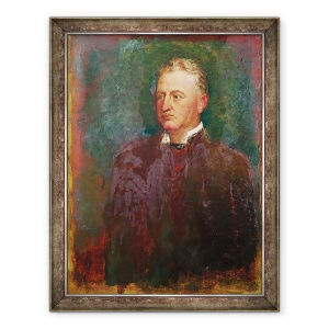 Tablou inramat - George Frederick Watts - Portretul lui Cecil John Rhodes 1853-1902 1898, 70 x 90 cm