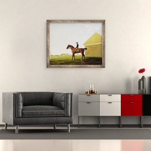Tablou inramat - George Stubbs - Turf, 50 x 60 cm - Img 2