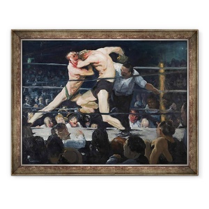 Tablou inramat - George Wesley Bellows - Cerb la Sharkeys, 70 x 90 cm