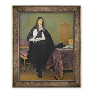 Tablou inramat - Gerard Terborch - Portret De Barbat, 50 x 60 cm