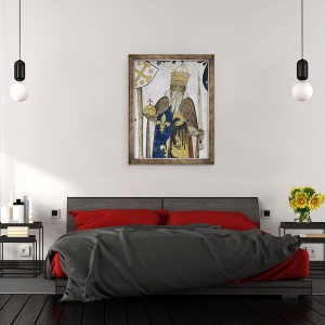 Tablou inramat - Giacomo Jaquerio - Cei noua demni I, 60 x 80 cm - Img 3