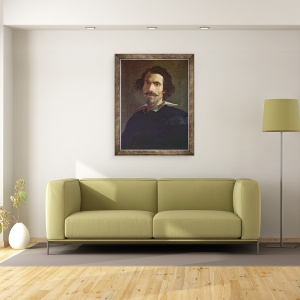 Tablou inramat - Gian Lorenzo Bernini - Autoportret, 70 x 90 cm - Img 2