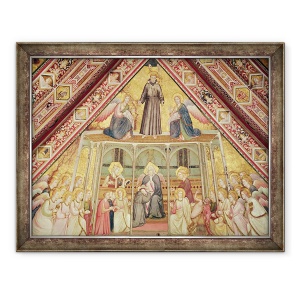 Tablou inramat - Giotto di Bondone - Alegorie de ascultare, 60 x 80 cm
