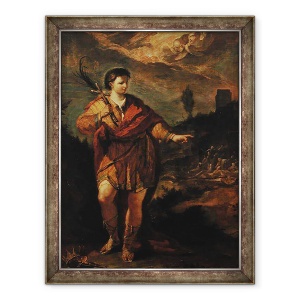 Tablou inramat - Giovanni Antonio Guardi - Sfantul Magnus, 70 x 90 cm