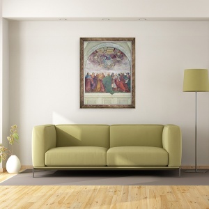 Tablou inramat - Giovanni Battista Rosso Fiorentino - Adormirea Maicii Domnului, 60 x 80 cm - Img 2