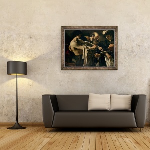Tablou inramat - Guercino - intoarcerea Fiului risipitor, 70 x 90 cm - Img 2