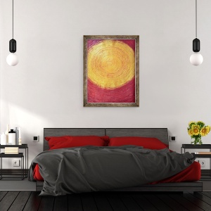 Tablou inramat - Guilherme Pontes - Setati comenzile in inima Soarelui, 60 x 80 cm - Img 3