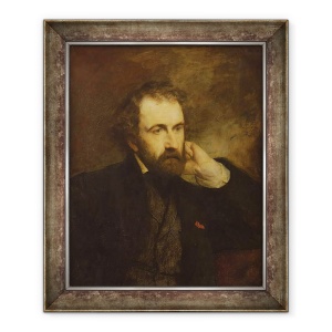 Tablou inramat - Gustave Ricard - Portretul lui Paul Chenavard 1807-95, 50 x 60 cm