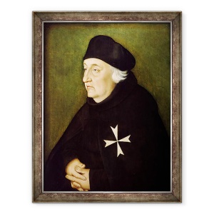 Tablou inramat - Hans Baldung Grien - Cavaler al Ordinului Maltei, 60 x 80 cm