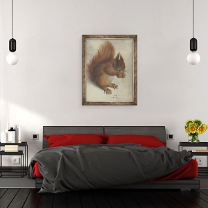 Tablou inramat - Hans Hoffmann - Veverita Rosie, 60 x 80 cm - Img 3