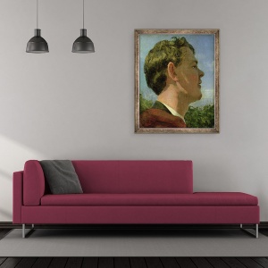 Tablou inramat - Hans Thoma - Varul artistului, 50 x 60 cm - Img 2